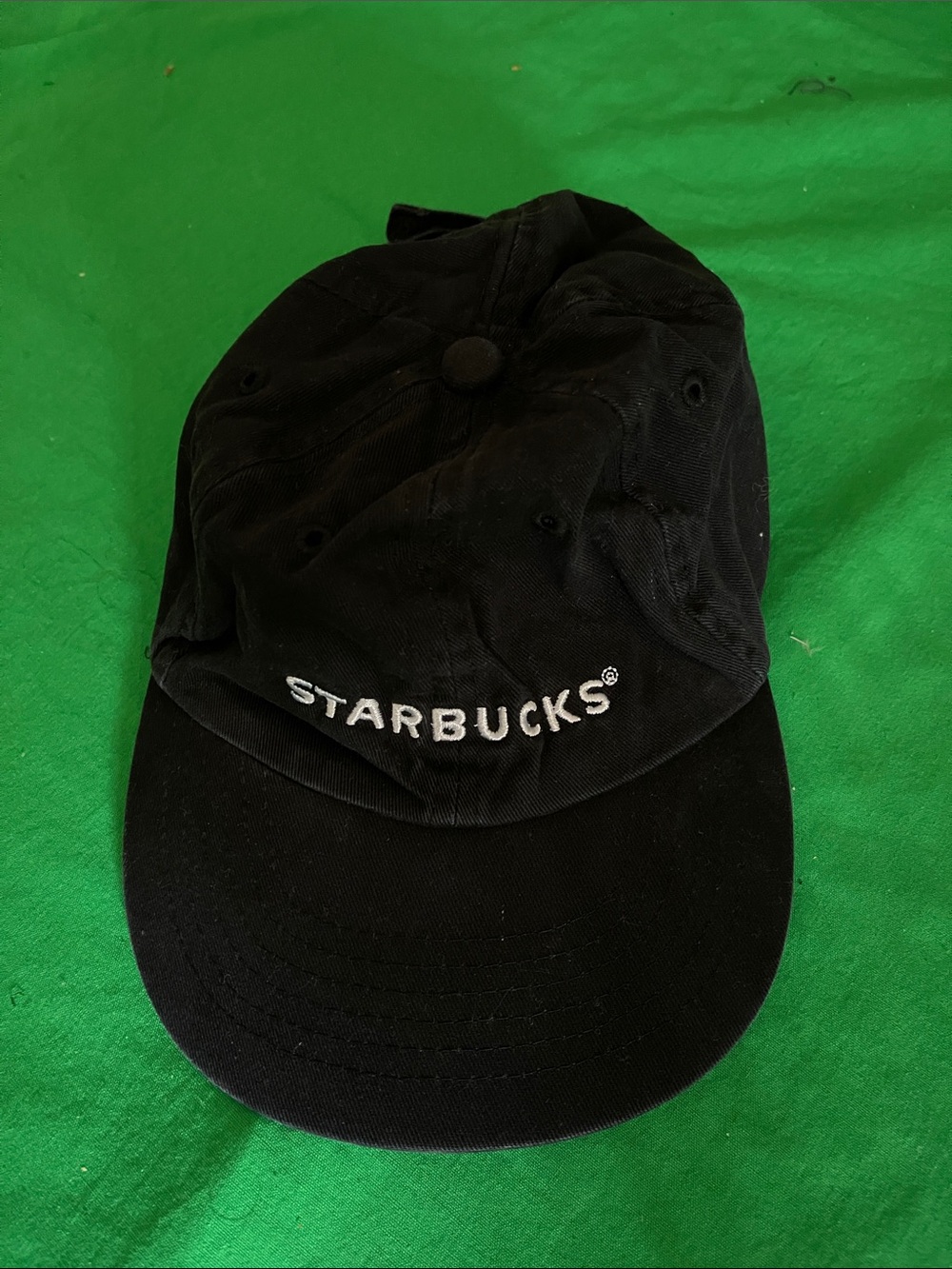 Starbucks Black Embroidered Logo Dad Hat